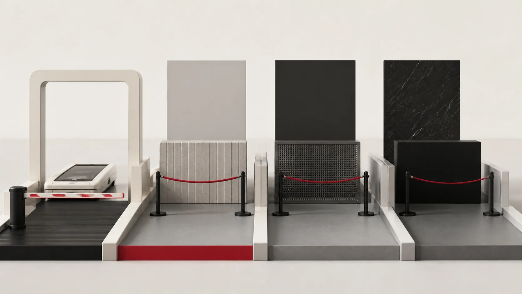Four product-model columns with only the local scanner marked as currently available.