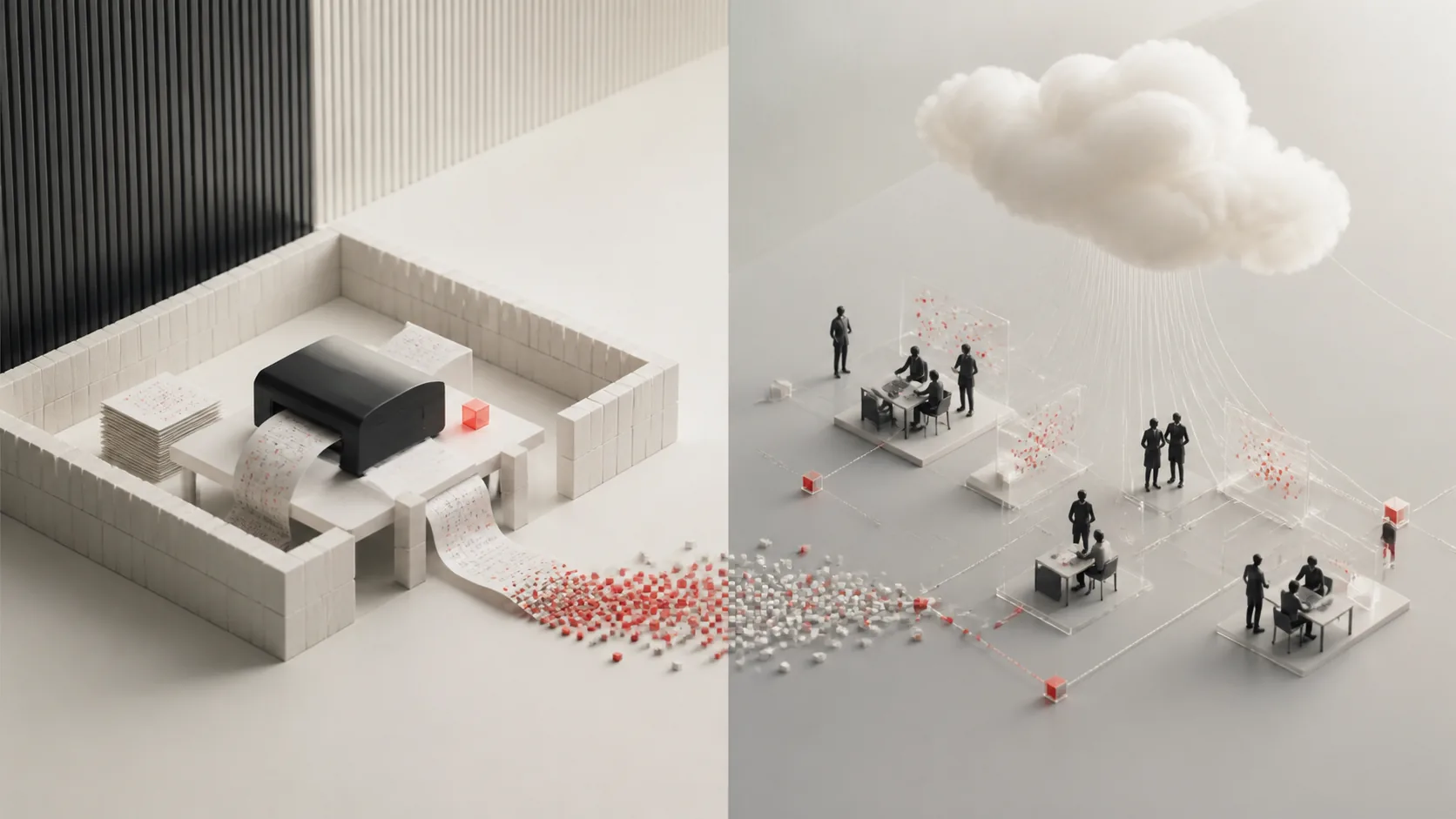 A local scanner and a connected security platform balancing privacy against organization-wide context.